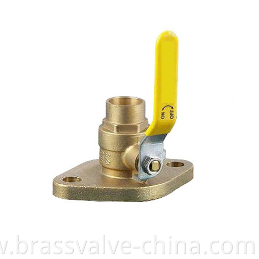 Brass Flanged Ball Valve Jpg